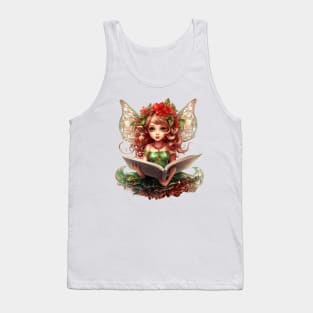 Fairy Christmas Girl Tank Top